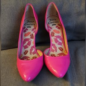 Juicy Couture Hot Pink Heels